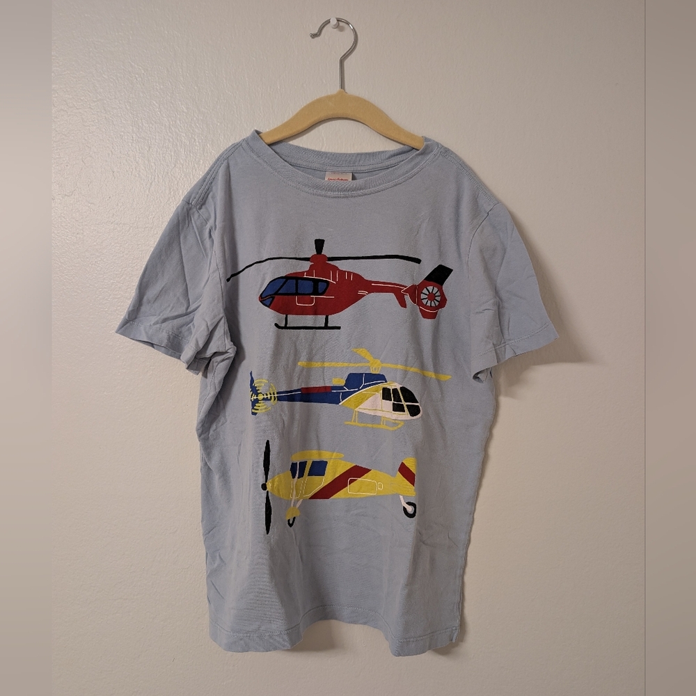 Hanna Anderson Kids Helicopter Graphic T-Shirt